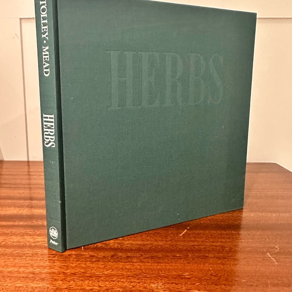 HERBS Hardcover Book - Dark Green Cloth Cover